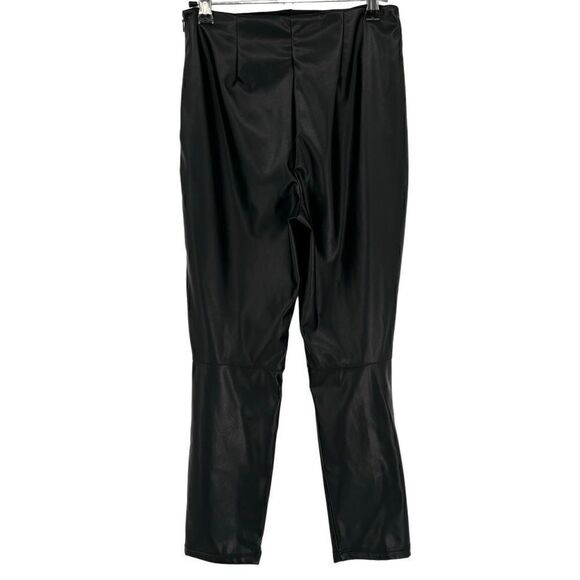 Fabletics Vegan Leather High-Waisted Leggings Black Medium NWT - Picture 8 of 10